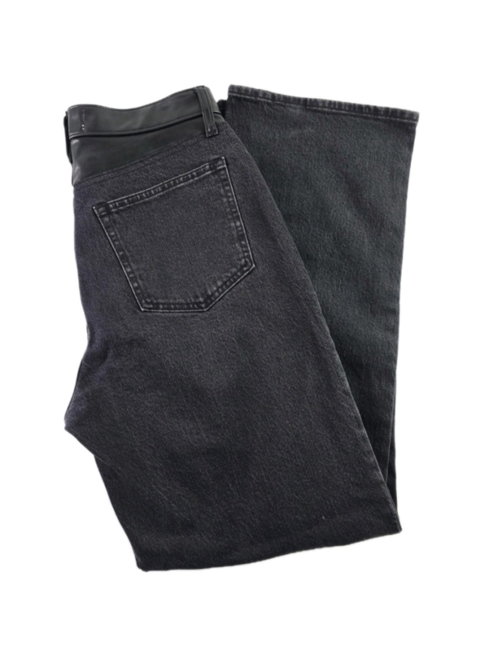 Abercrombie & Fitch The 90's Relaxed High Rise Jeans Curve Love Black Size 29